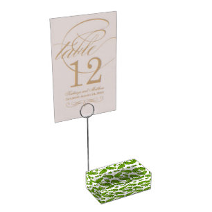 Green Frog Place Card Holder