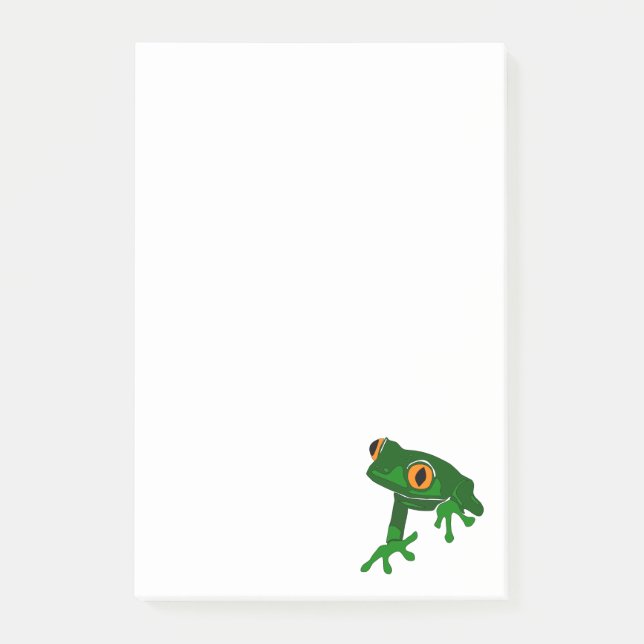 Green Frog Post-It Notes (Front)