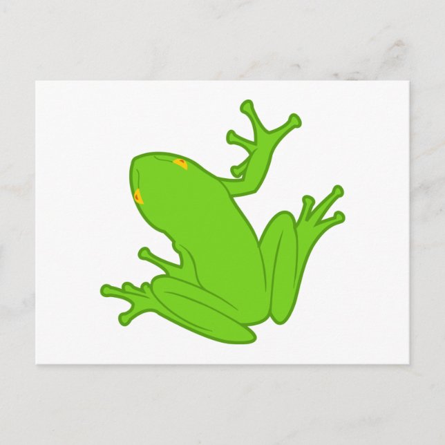 Green Frog Postcard (Front)