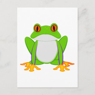 Green Frog Postcard