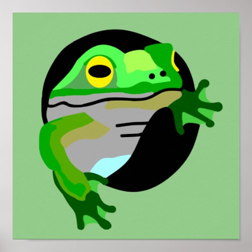 Green Frog   Poster