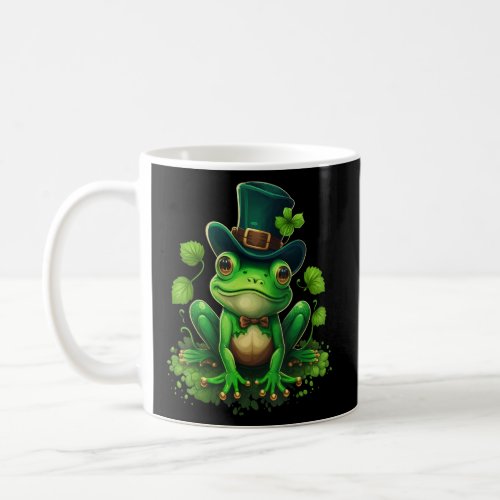 Green Frog shamrock on  Coffee Mug
