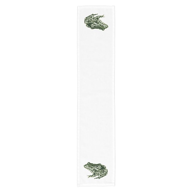 Green Frog Short Table Runner (Front)