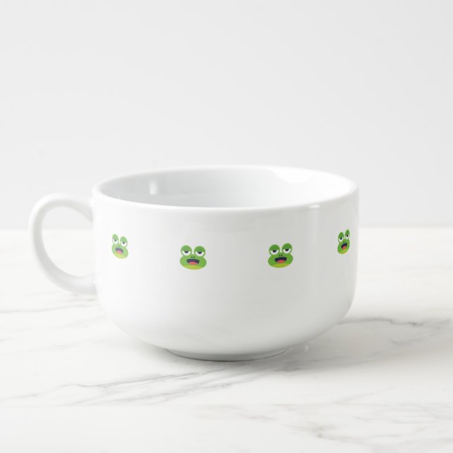 Green Frog Soup Mug | Zazzle
