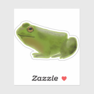 Green Frog Sticker