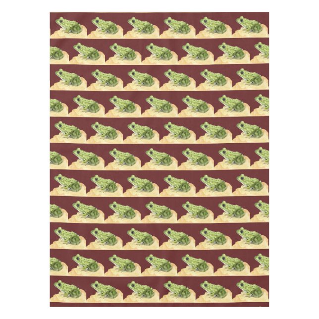Green Frog Tablecloth (Front)