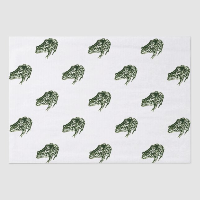 Green Frog Tissue Paper (Front)