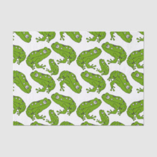 Green Frog Tissue Paper