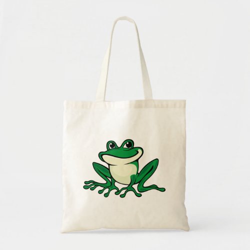 Green Frog Tote Bag