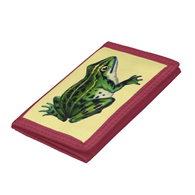 Green Frog Tri-fold Wallet (Bottom)