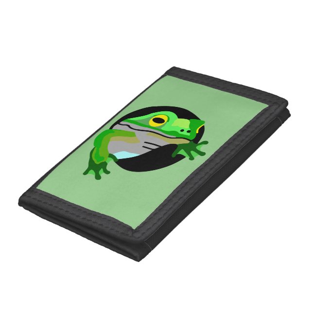 Green Frog   Trifold Wallet (Bottom)