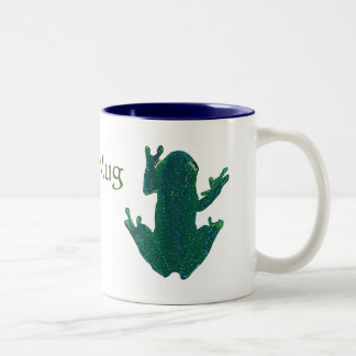 Green Frog Two-Tone Coffee Mug