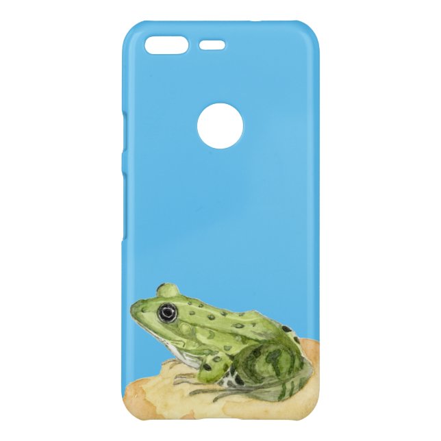 Green Frog Uncommon Google Pixel Case (Back)