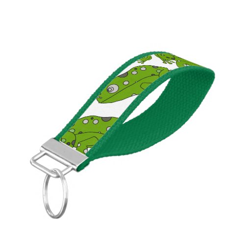 Green Frog Wrist Keychain