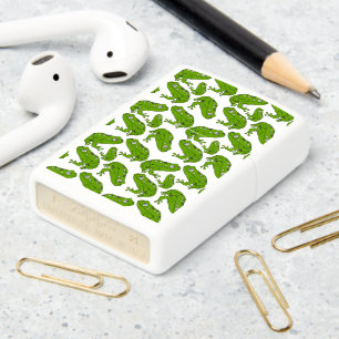Green Frog Zippo Lighter