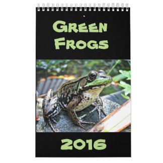Green Frogs Calendar 2016
