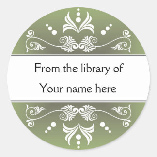 Green From The Library Of  Bookplates