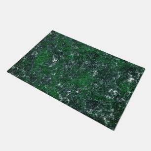 Green fungi on tree bark or whitish gray stone doormat