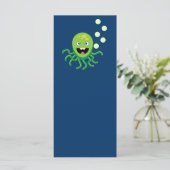 Green funny octopi (Standing Front)