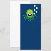 Green funny octopi (Front/Back)