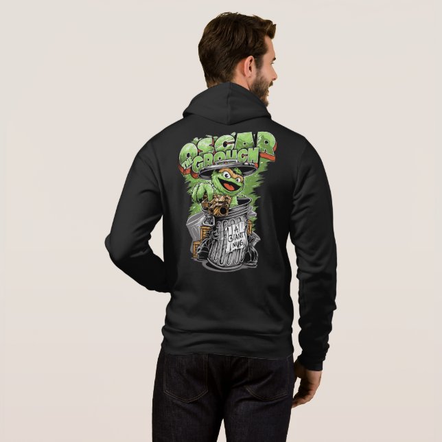 Green Garbage Monster  Hoodie (Back Full)