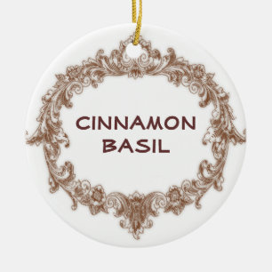 Green Garden Marker Ceramic Ornament