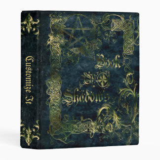 Green Garden Medieval Witches Book Of Shadows Mini Binder