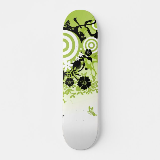 Green Garden Skateboard Deck (Front)