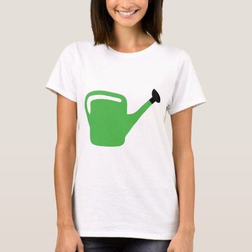 green gardener watering can T_Shirt