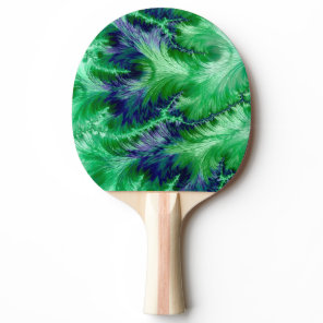 ~ GREEN GAZE ~ Original Fractal ~ Ping Pong Paddle