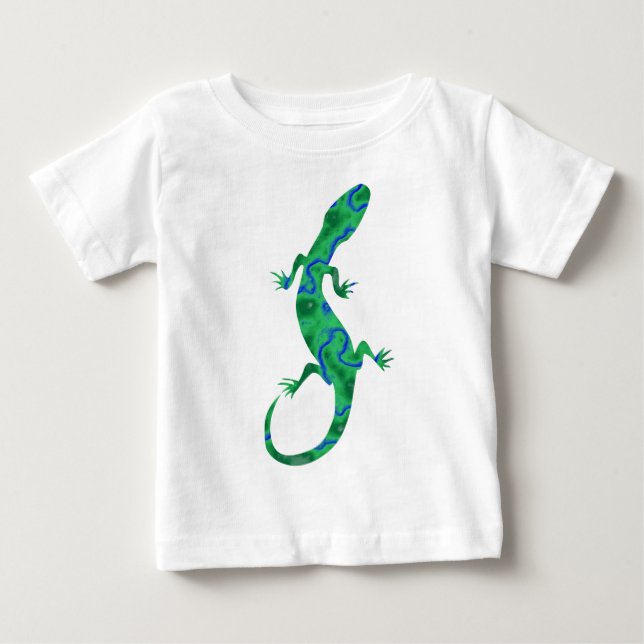 Green Gecko Baby T-Shirt (Front)