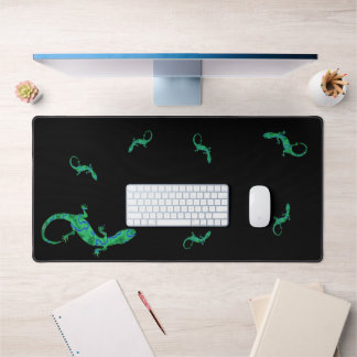 Green Gecko Desk Mat