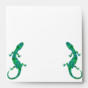 Green Gecko Envelope