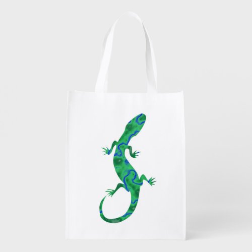 Green Gecko Grocery Bag