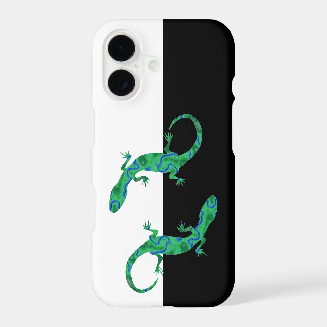 Green Gecko iPhone Case (Back)