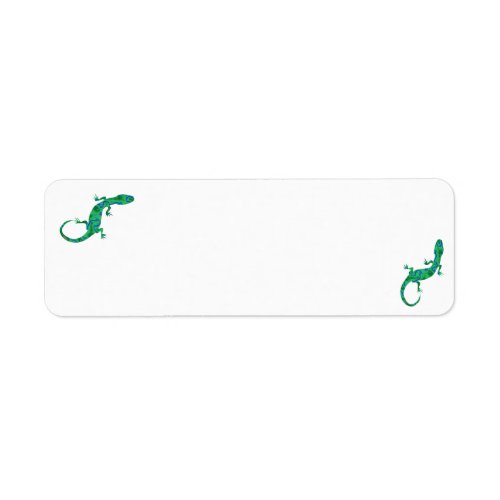 Green Gecko Label