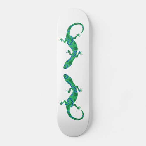 Green Gecko Skateboard Deck