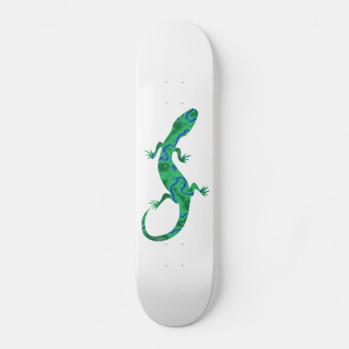 Green Gecko Skateboard Deck