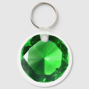 Green Gem Keychain
