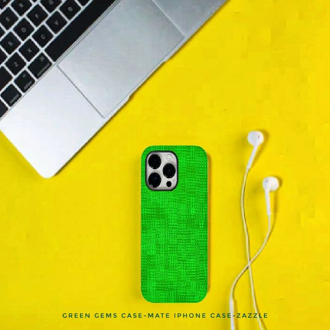 Green Gems Case-Mate iPhone Case (Creator Uploaded)