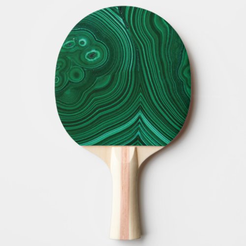 Green gemstone malachite natural stone design  ping pong paddle