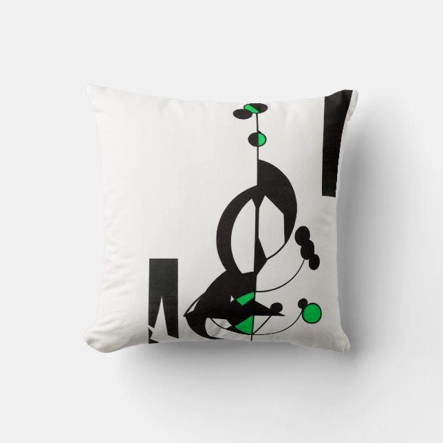 Green Geo Pillow (Front)