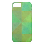 Green Geometric Art Triangle Pattern Iphone 8/7 Case at Zazzle
