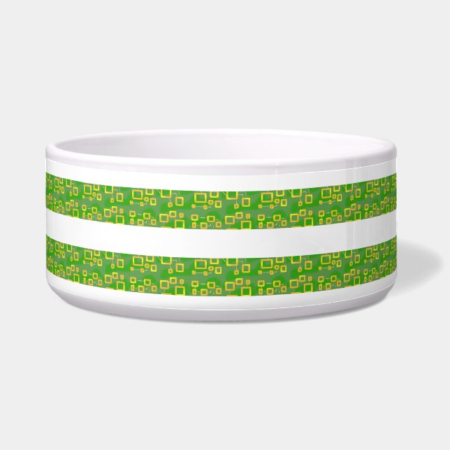 Green Geometric  Bowl (Front)