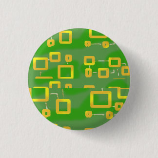 Green Geometric Button