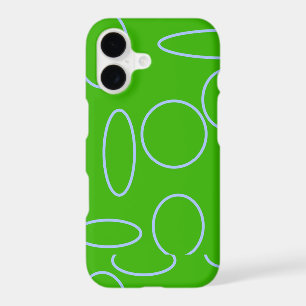Green Geometric Circles iPhone 17 Case