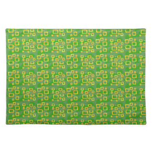 Green Geometric Cloth Placemat