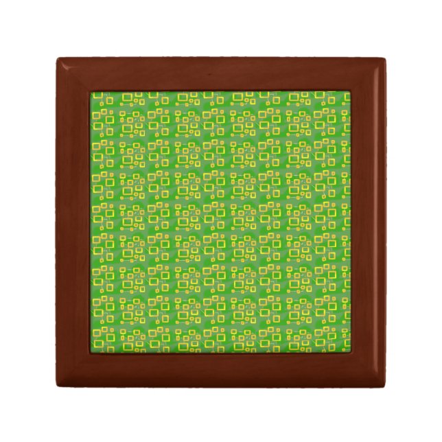 Green Geometric Gift Box (Front)