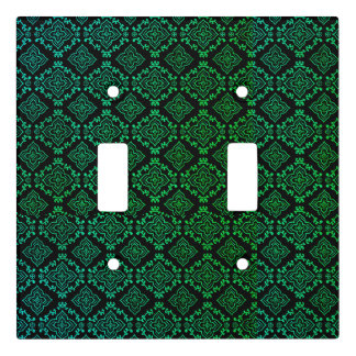 Green Geometric Pattern / Indian Print Light Switch Cover