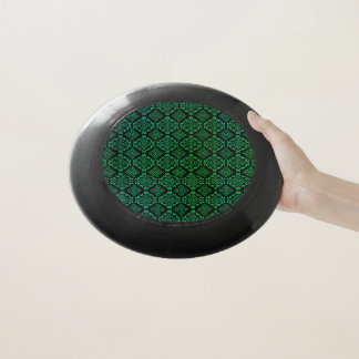 Green Geometric Pattern / Indian Print Wham-O Frisbee